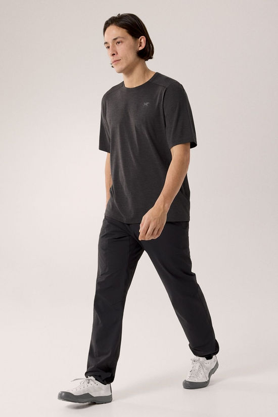 Arc'teryx Mens Cormac Crew T-Shirt Black Heather