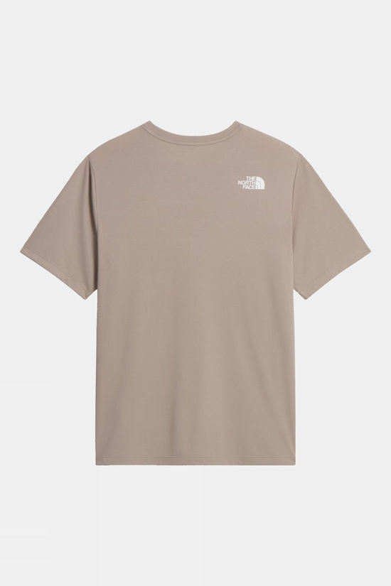 The North Face Mens 24/7 Logo Graphic T-Shirt Stone Slab
