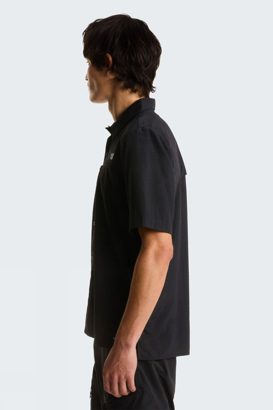The North Face Mens Packable Short Sleeve Shirt Tnf Black