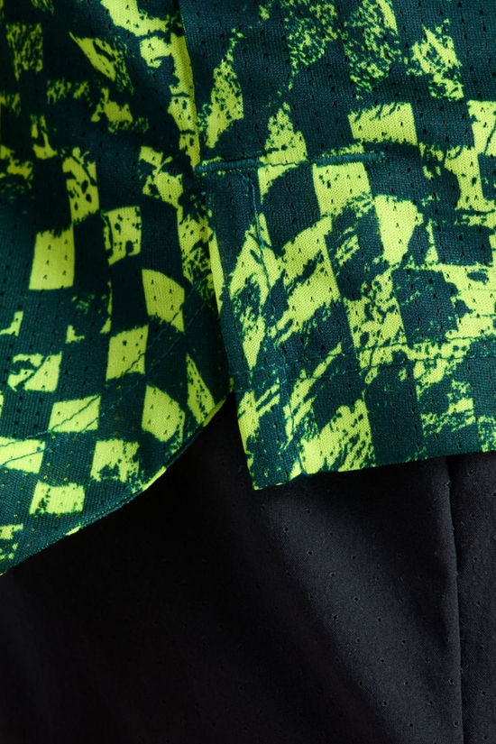 New Balance Mens London Edition Athletics Printed T-Shirt Alkaline Green