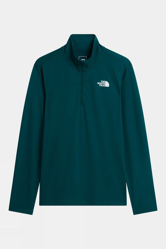 The North Face Men's 24/7 1/4 Zip Long-Sleeve T-Shirt: : : Pacific Teal Medium - Outdoor Action - Image 2