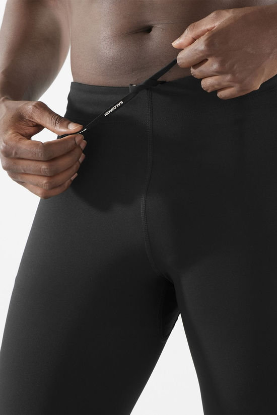 Salomon Mens Shakeout Core Tights Deep Black