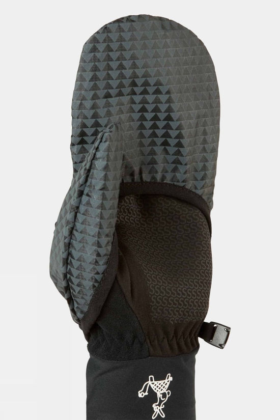 Sealskinz Wolferton Water Repellent Running Convertible Gloves Black