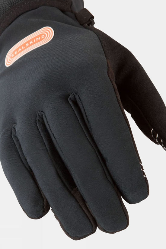Sealskinz Wolferton Water Repellent Running Convertible Gloves Black