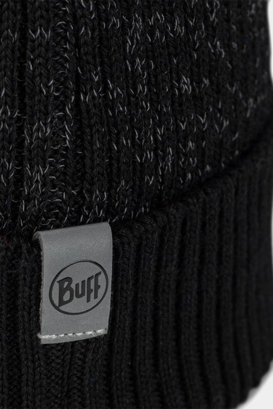 Buff Merino Active Beanie Solid Black Beanie Solid Black