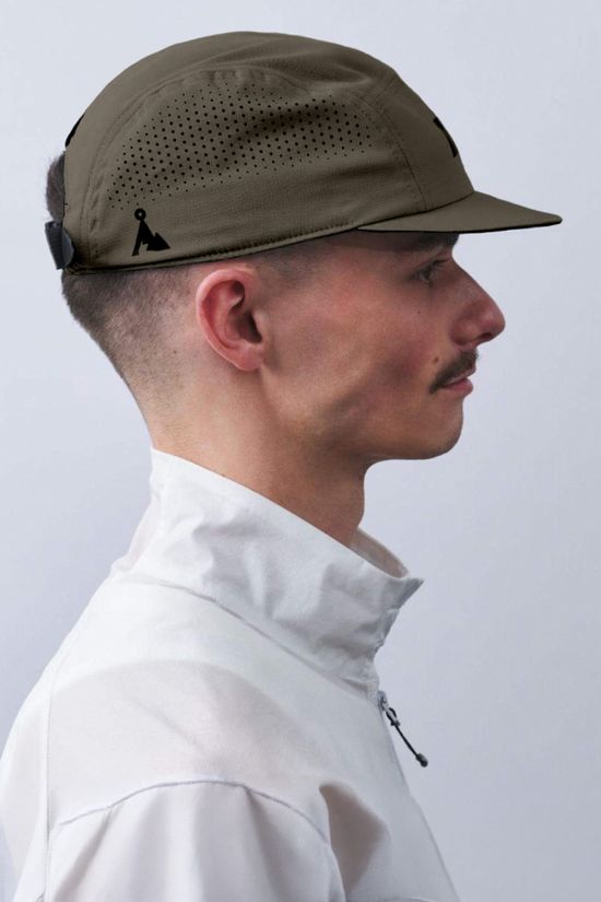 Vaga Unisex Feather Racing Cap Taupe
