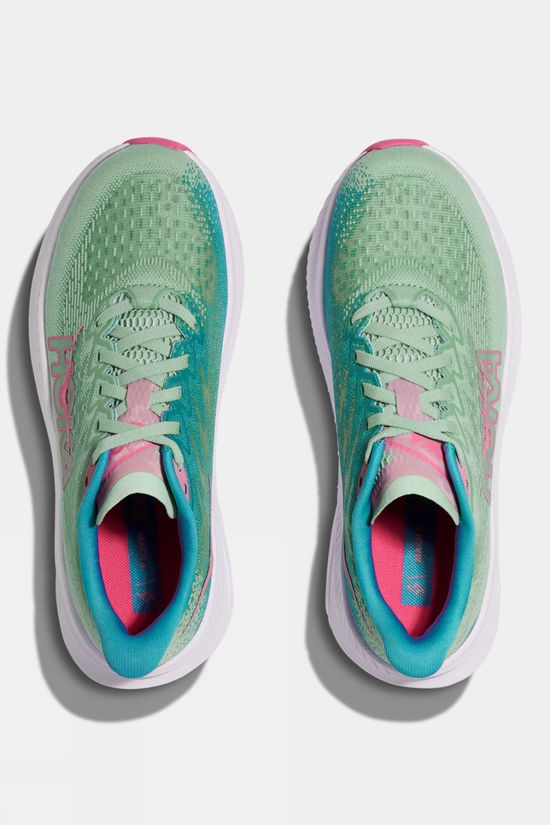 Hoka Womens Mach 6 Shoes Jadeite/Alpine Blue