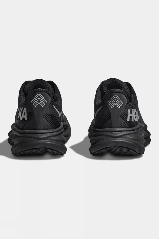 Hoka Womens Clifton 9 GTX Shoes Black/Black