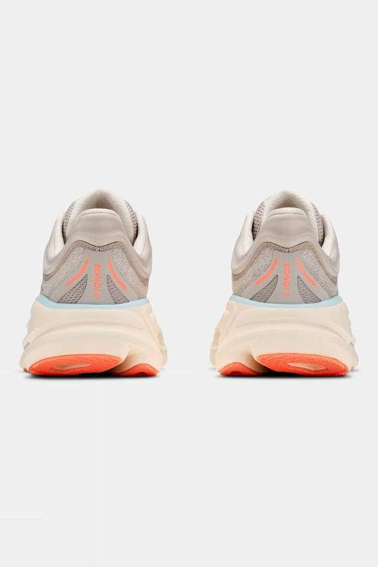 Hoka Womens Bondi 9 Shoes River Rock Grey / Mineral Ore