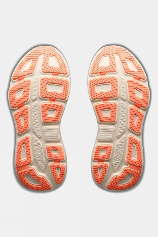Hoka Womens Bondi 9 Shoes River Rock Grey / Mineral Ore