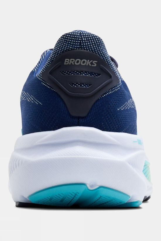 Brooks Womens Ghost 17 Shoes Navy/Green/Turquoise