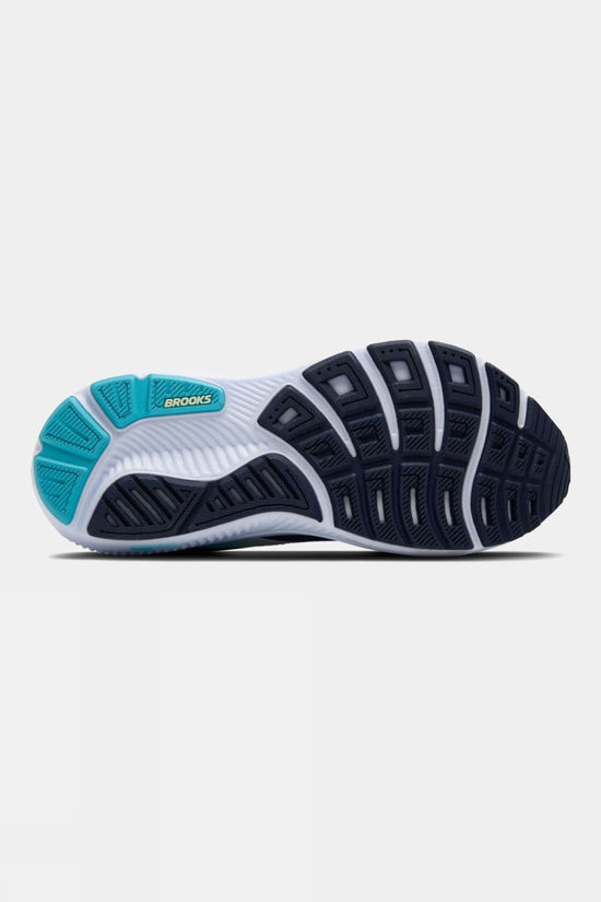 Brooks Womens Ghost 17 Shoes Navy/Green/Turquoise