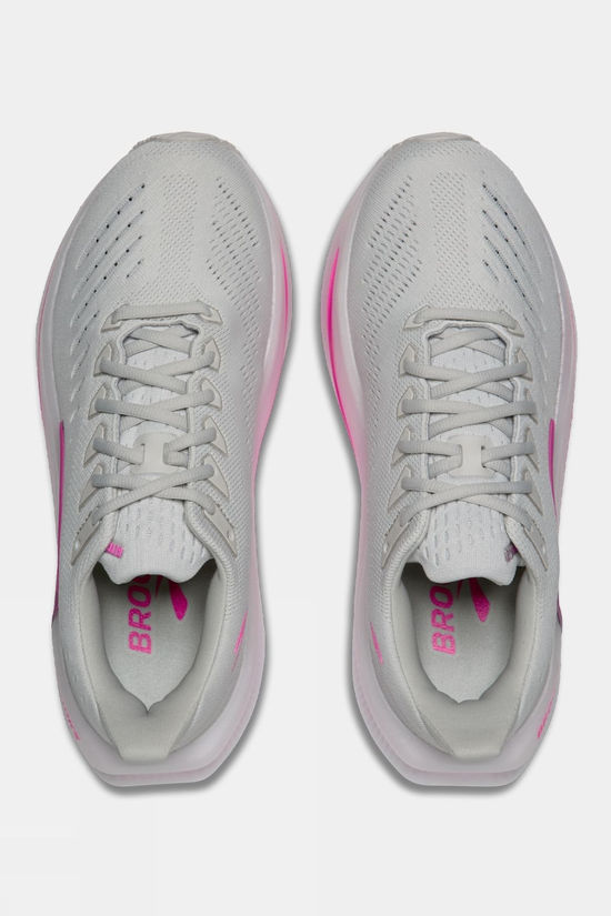 Brooks Womens Glycerin Max 2 Shoes Oyster/Argyle/Cyber Pink