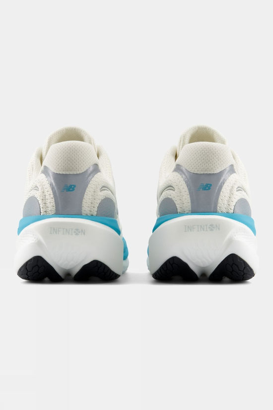 New Balance Womens 1080V15 Shoes Angora / Blue Glaze