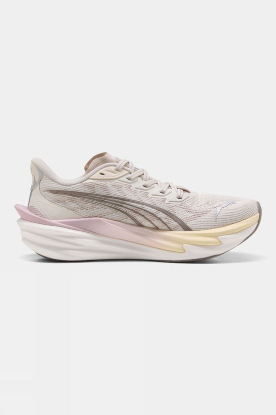 Puma Womens Deviate Nitro 4 Shoes Alpine Snow-Misty Pink