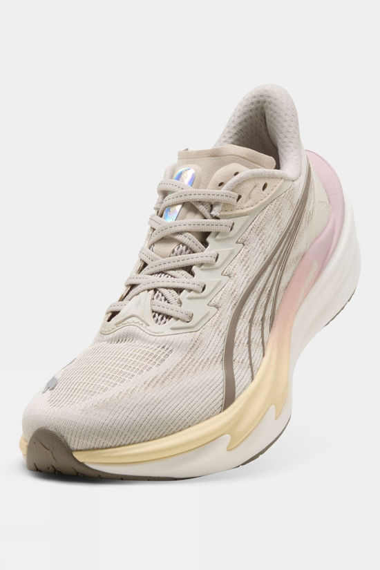 Puma Womens Deviate Nitro 4 Shoes Alpine Snow-Misty Pink