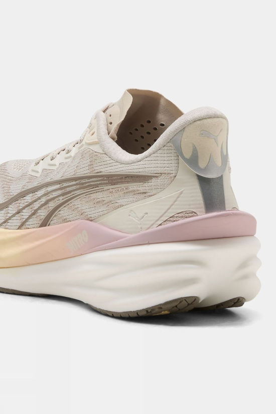 Puma Womens Deviate Nitro 4 Shoes Alpine Snow-Misty Pink