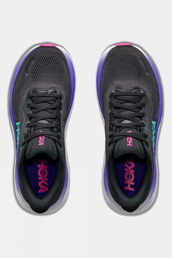 Hoka Womens Clifton 11 Shoes Black / Neon Nebula