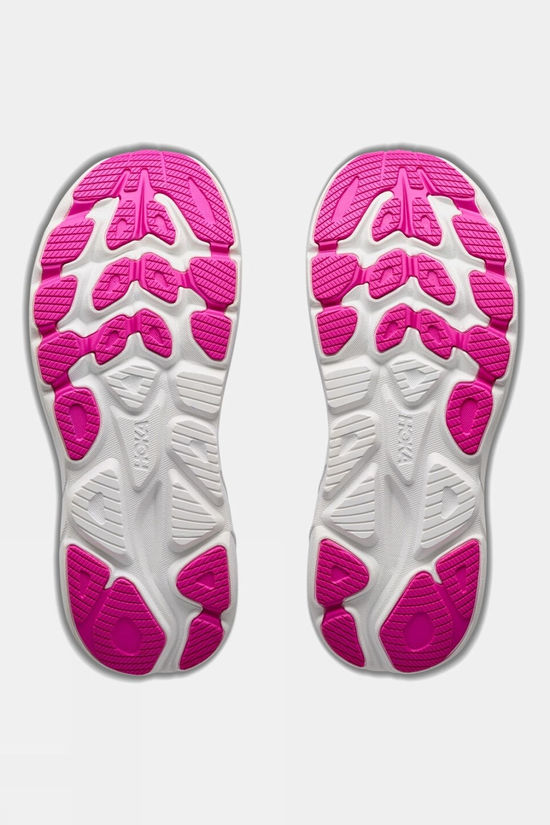 Hoka Womens Clifton 11 Shoes Black / Neon Nebula
