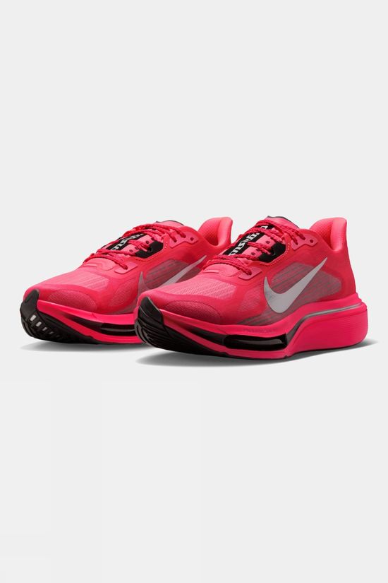 Nike Womens Pegasus Plus 2 Shoes Flash Crimson/Metallic Silver-Black