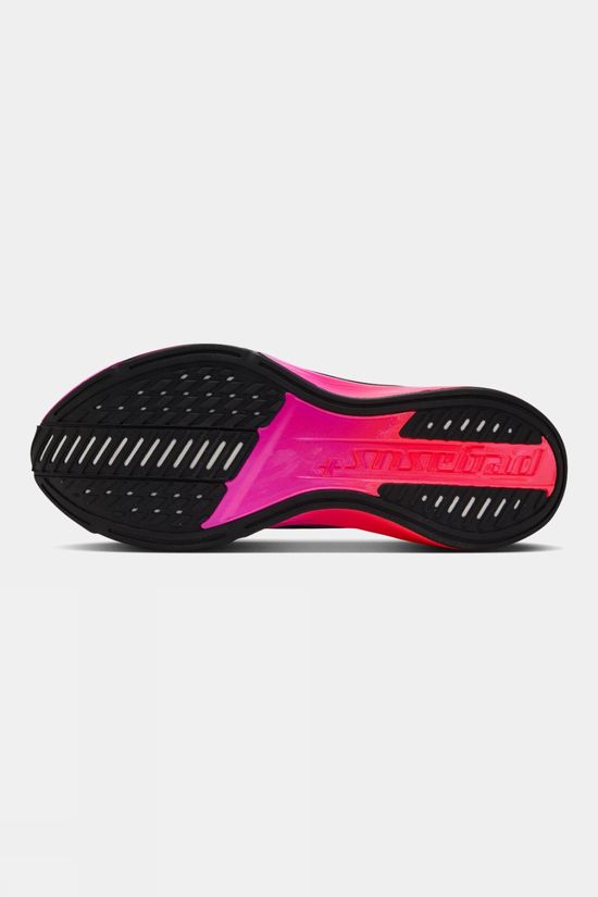 Nike Womens Pegasus Plus 2 Shoes Black/Black-Hyper Pink-Laser Crimson