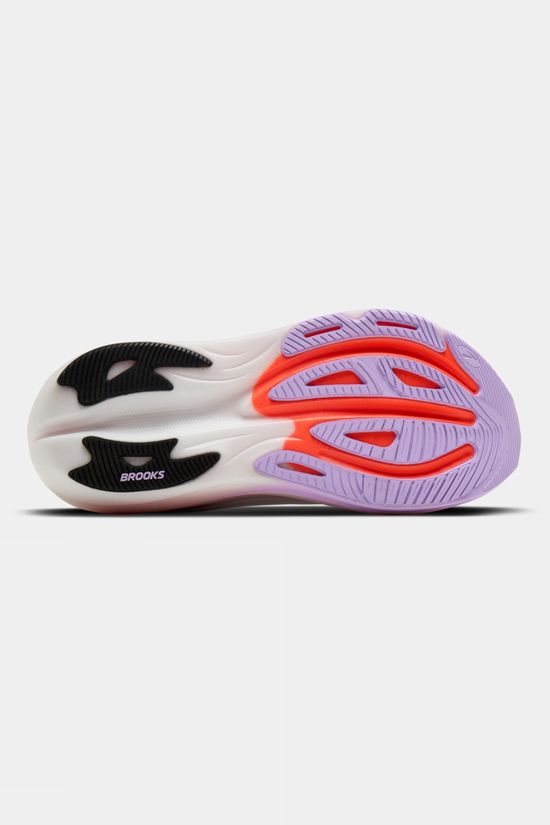 Brooks Womens Glycerin Max 3 Shoes White/Hyperiris/Coral