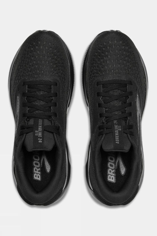 Brooks Womens Adrenaline GTS 24 Shoes Black/Black/Ebony