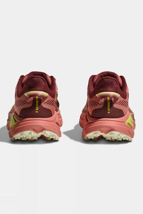 Hoka Womens Challenger 8 Shoes Blush/Dark Cedar