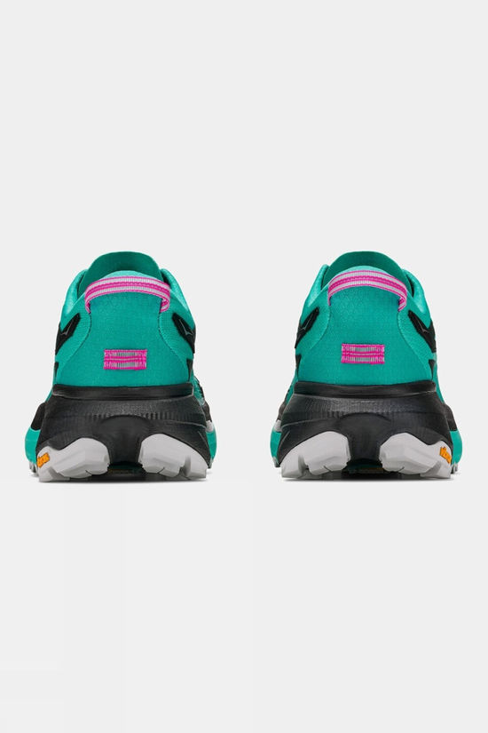 Hoka Womens Mafate 5 Shoes Black / Electric Aqua