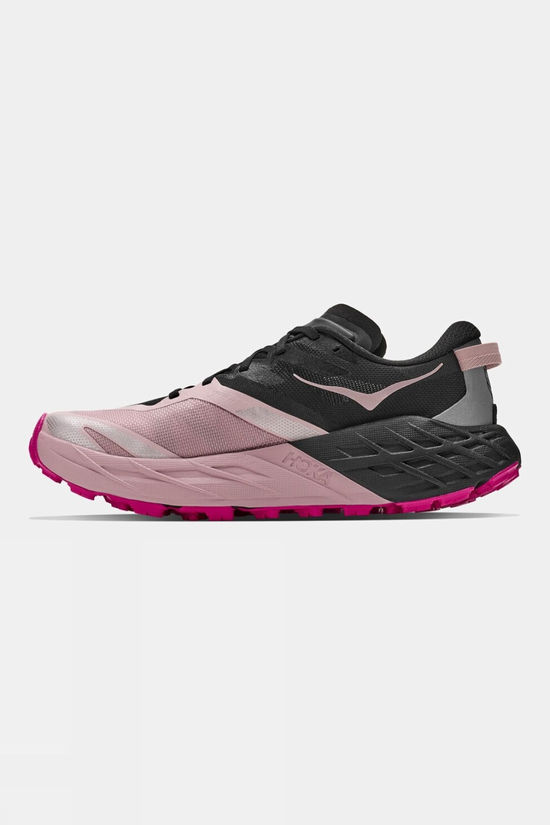 Hoka Womens Speedgoat 7 Shoes Black / Pink Opal