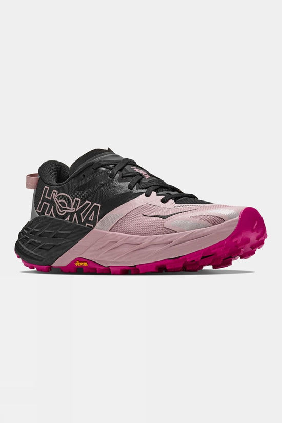 Hoka Womens Speedgoat 7 Shoes Black / Pink Opal