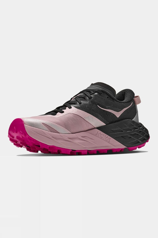 Hoka Womens Speedgoat 7 Shoes Black / Pink Opal