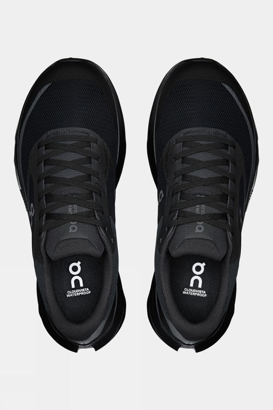 On Womens Cloudvista 3 Waterproof Shoes Black | Black