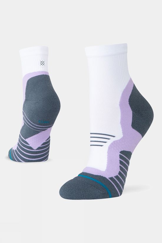 Stance Womens Pace Light Quarter Socks Lavender