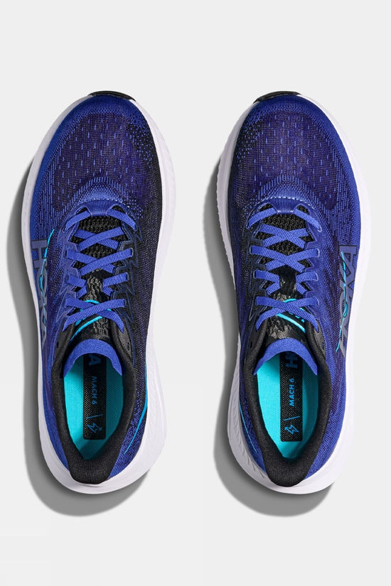 Hoka Mens Mach 6 Shoes Black/Night Sky