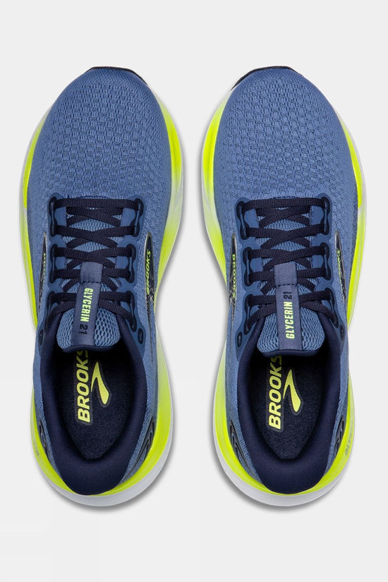 Brooks Mens Glycerin 21 Shoes Blue/Peacoat/Nightlife