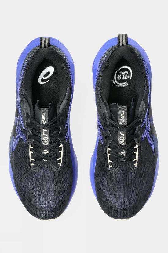 Asics Mens Novablast 5 Shoes Black/Cobalt Burst