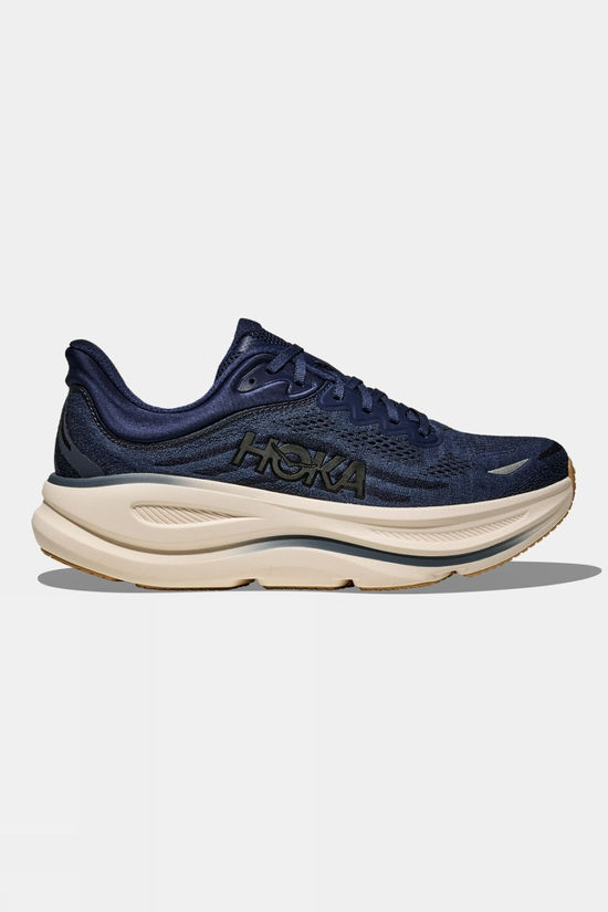 Hoka Mens Bondi 9 Shoes Midnight Blue / Varsity Navy