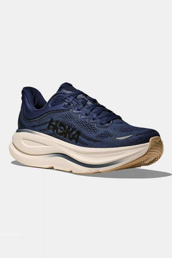 Hoka Mens Bondi 9 Shoes Midnight Blue / Varsity Navy