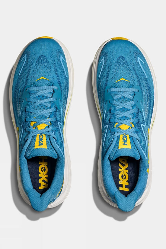 Hoka Mens Clifton 10 Shoes Alpine Blue/Foggy Night