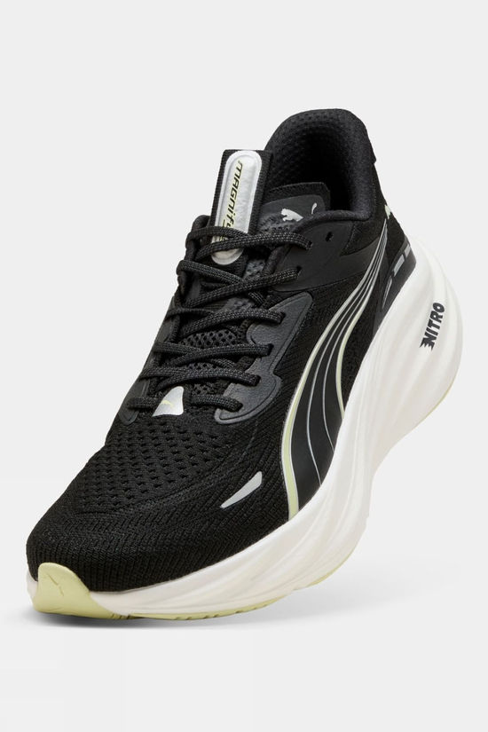 Puma Mens Magnify Nitro 3 Shoes Puma Black-Apple Spritz