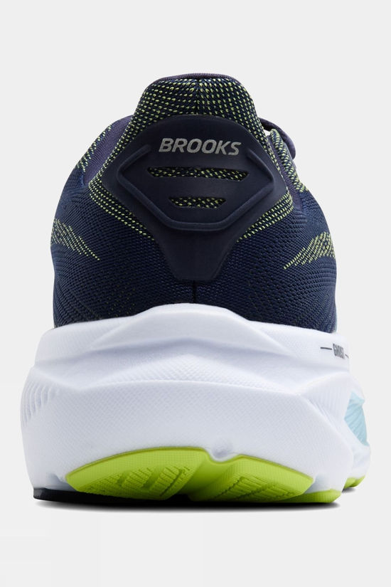 Brooks Mens Ghost 17 Shoes - Wide Peacoat/Lime/Blue