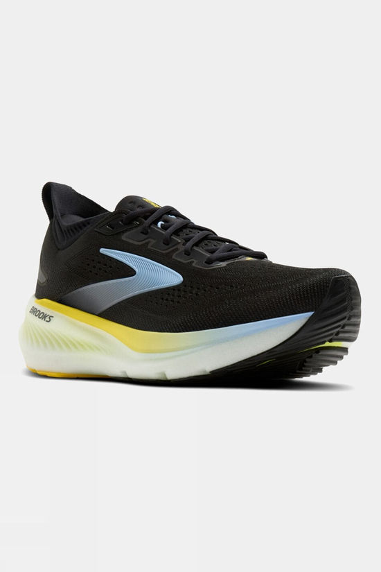 Brooks Mens Glycerin 23 Shoes Black/Cyber Yellow/Nightlife