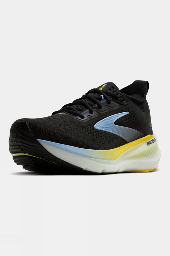 Brooks Mens Glycerin 23 Shoes Black/Cyber Yellow/Nightlife