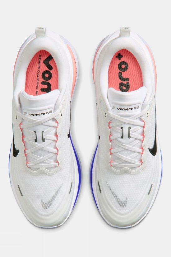 Nike Mens Vomero Plus Shoes White/Black-Atomic Pink-Racer Blue