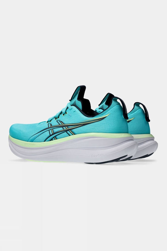 Asics Mens Gel-Nimbus 28 Shoes Energy Aqua/Midnight