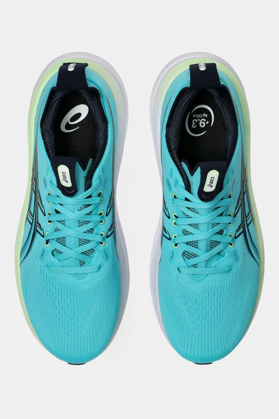 Asics Mens Gel-Nimbus 28 Shoes Energy Aqua/Midnight