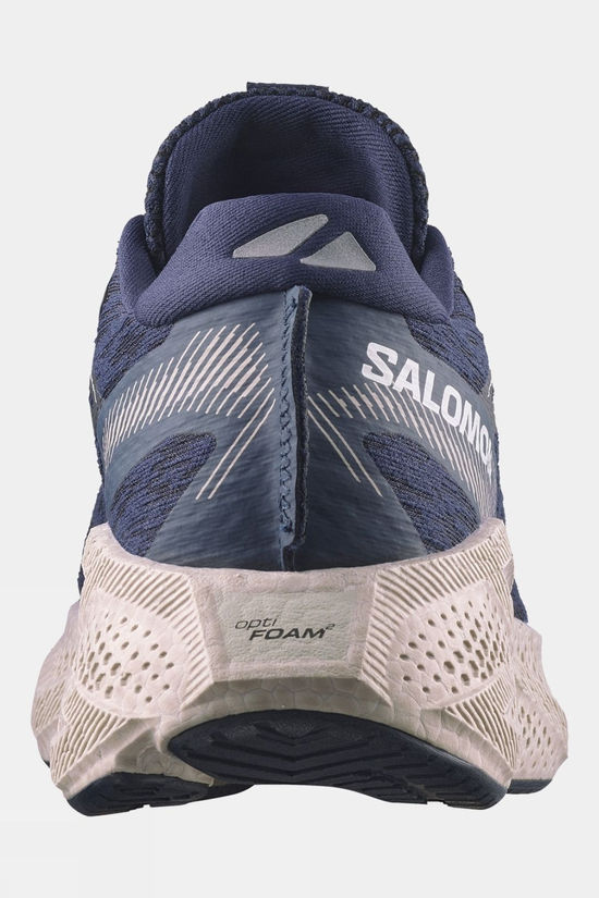 Salomon Mens Aero Glide 4 Shoes Maritime Blue/Silver Cloud/White