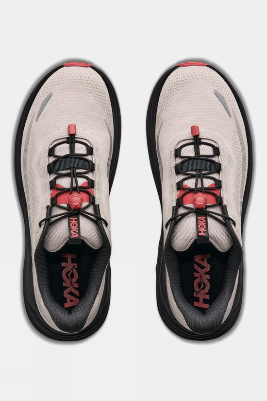 Hoka Mens Clifton 11 GTX Shoes River Rock Grey / Carbon Black