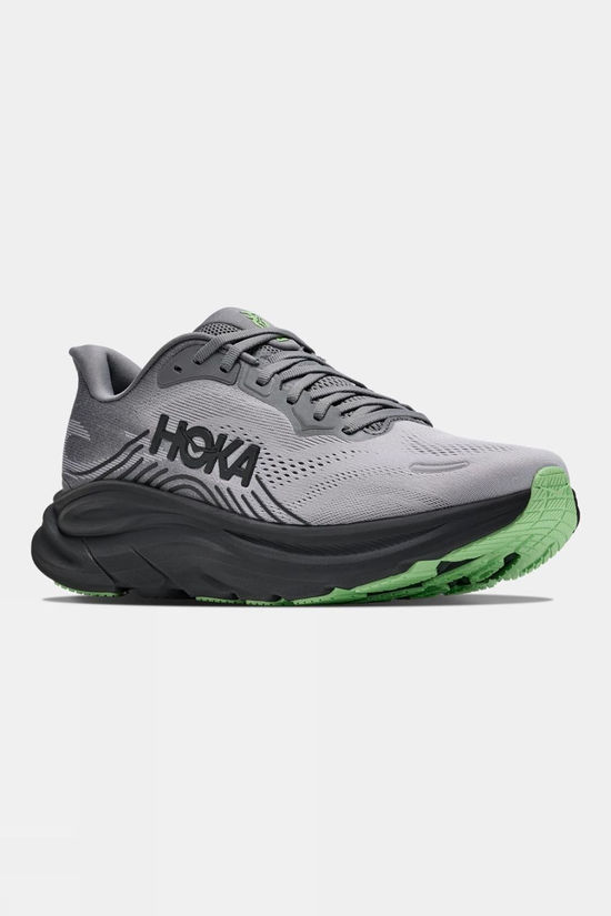 Hoka Mens Clifton 11 Shoes Galactic Grey / Stardust